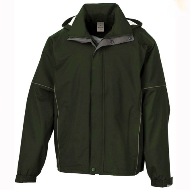 HERREN Urban Lightweight Jacke Gr. XXL moosgrün Rückenmotiv: Westernreiter