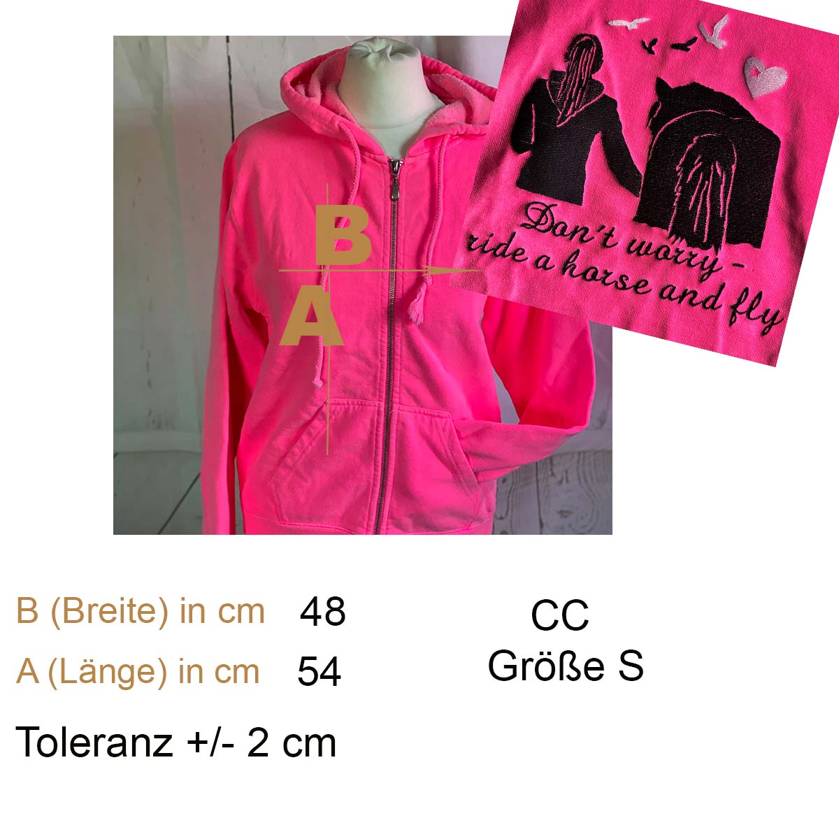 Hoodie, Reißverschlussjacke, Pink, Fleece, Taschen