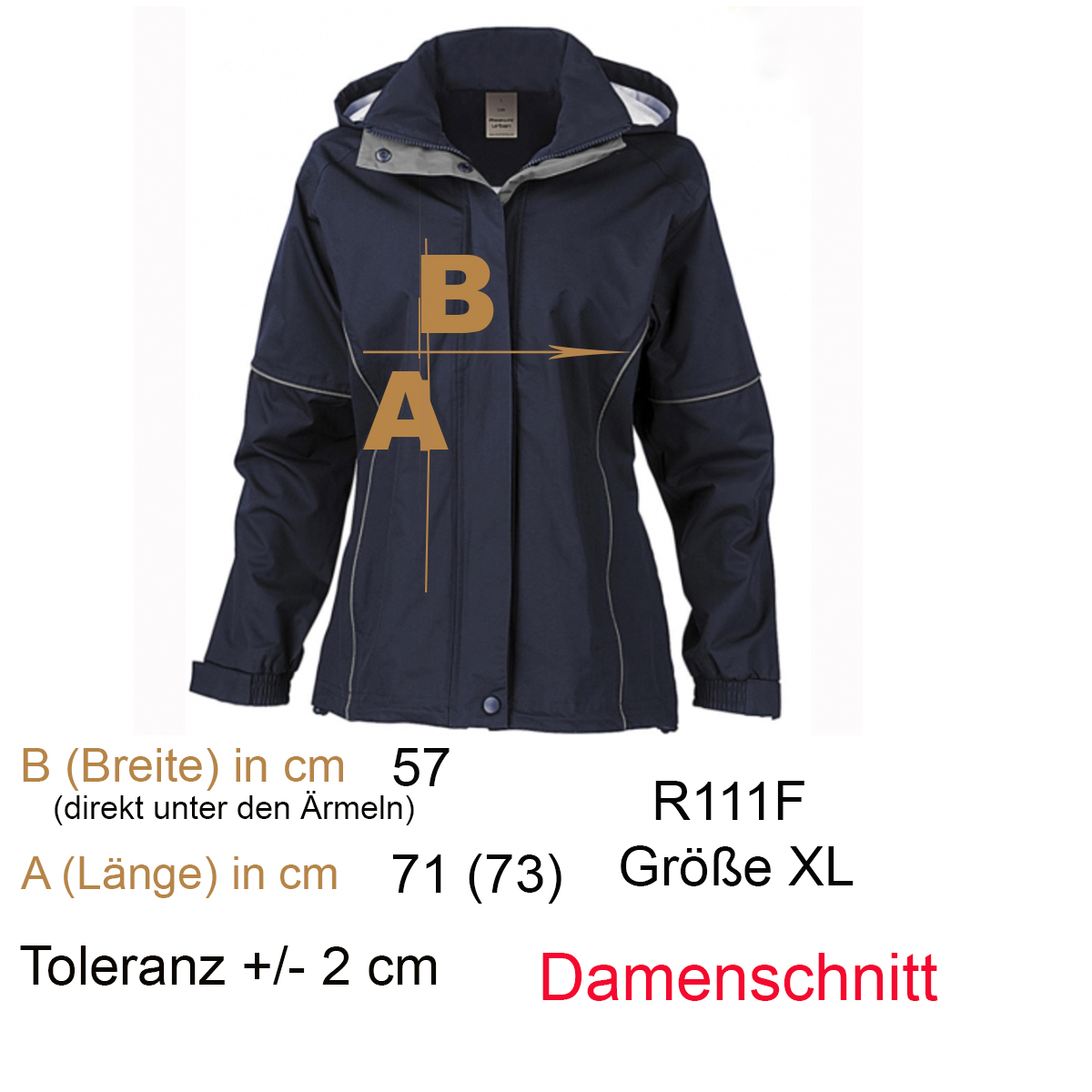 DAMEN Urban Lightweight Jacke Gr. XL dunkelblau