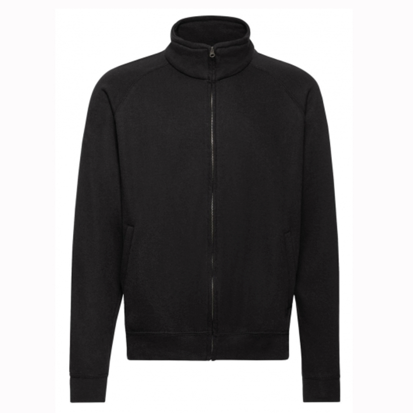 Classic SweatJacket Gr. L schwarz Rückenstick: Pferde Silhouette Live Love Ride